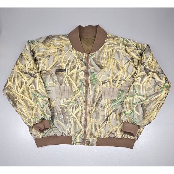Columbia Duck Camo Jacket Mens 3XL. Reversible‎ Bomber Hunting. - Picture 1 of 8